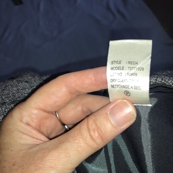 Theory Wool Alpaca Bland Pencil Skirt - Picture 8 of 8